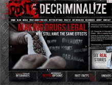 Tablet Screenshot of dontlegalizedrugs.com